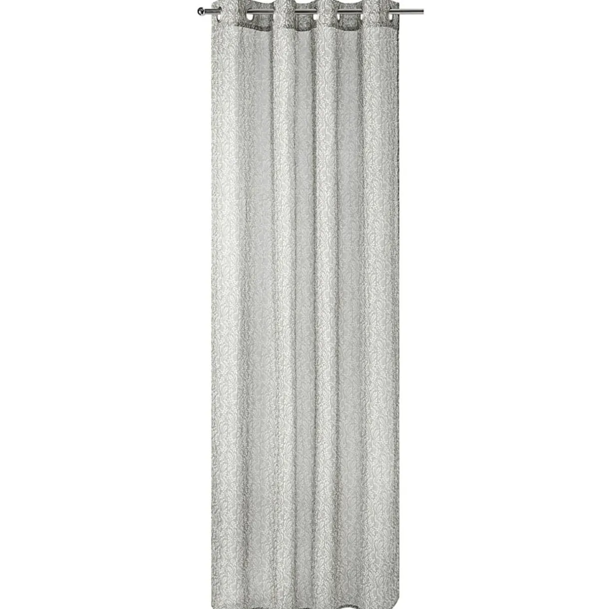 Voilage imprimé motif feuillage avec anneaux 140x240cm (2 modèles) < Gifi Sale