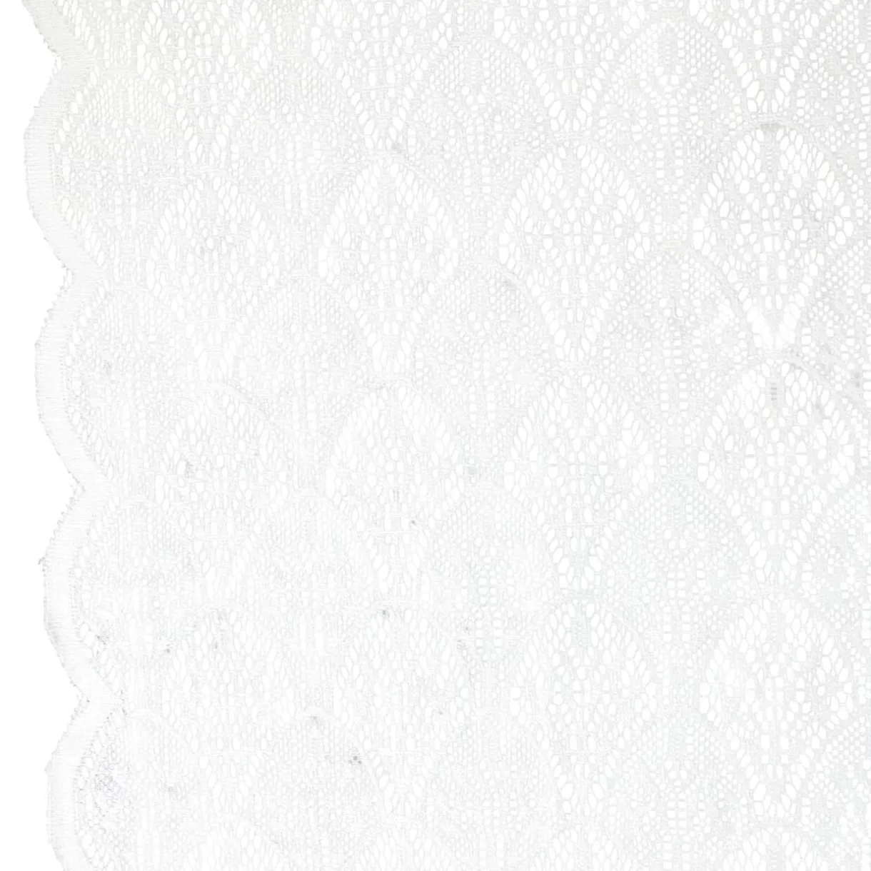 Voilage à motifs uni blanc 60x120cm 1 paire < Gifi Outlet