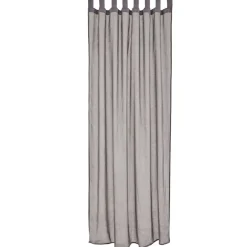 Voilage à oeillets gris foncé 140x240cm