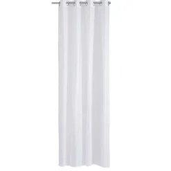 Voilage 8 oeillets imprimé zig zag blanc < Gifi Sale