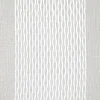 Voilage à oeillets jacquard bande verticale blanc