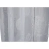 Voilage à oeillets motif brodé rond gris clair < Gifi Online