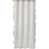 Voilage à oeillets 140x240cm contour à volant polyester beige < Gifi Sale
