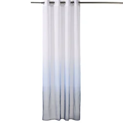 Voilage à oeillets 140x240cm Dolly tie and die blanc et bleu < Gifi Sale
