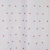 Voilage polyester à pompon 140x240cm blanc et orange < Gifi Clearance