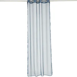 Voilage polyester 140x240cm bleu < Gifi Best