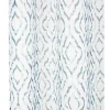 Voilage polyester 140x240cm imprimé bleu < Gifi Sale