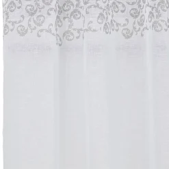 Voilage polyester 140x240cm imprimé gris et blanc < Gifi New
