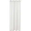 Voilage uni 8 oeillets 135xL240cm - 2 modèles beige ou blanc