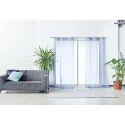 Voilage x2 en polyester < Gifi Online