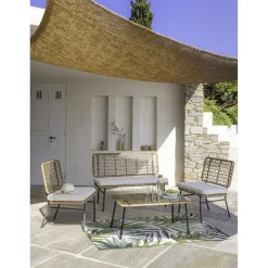 Voile d'ombrage Delta Bali 300x300x300cm fibre de coco < Gifi Clearance