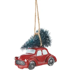 Voiture et son sapin à suspendre