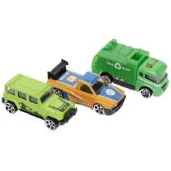 Voiture métal échelle 1/64 multicolore x3