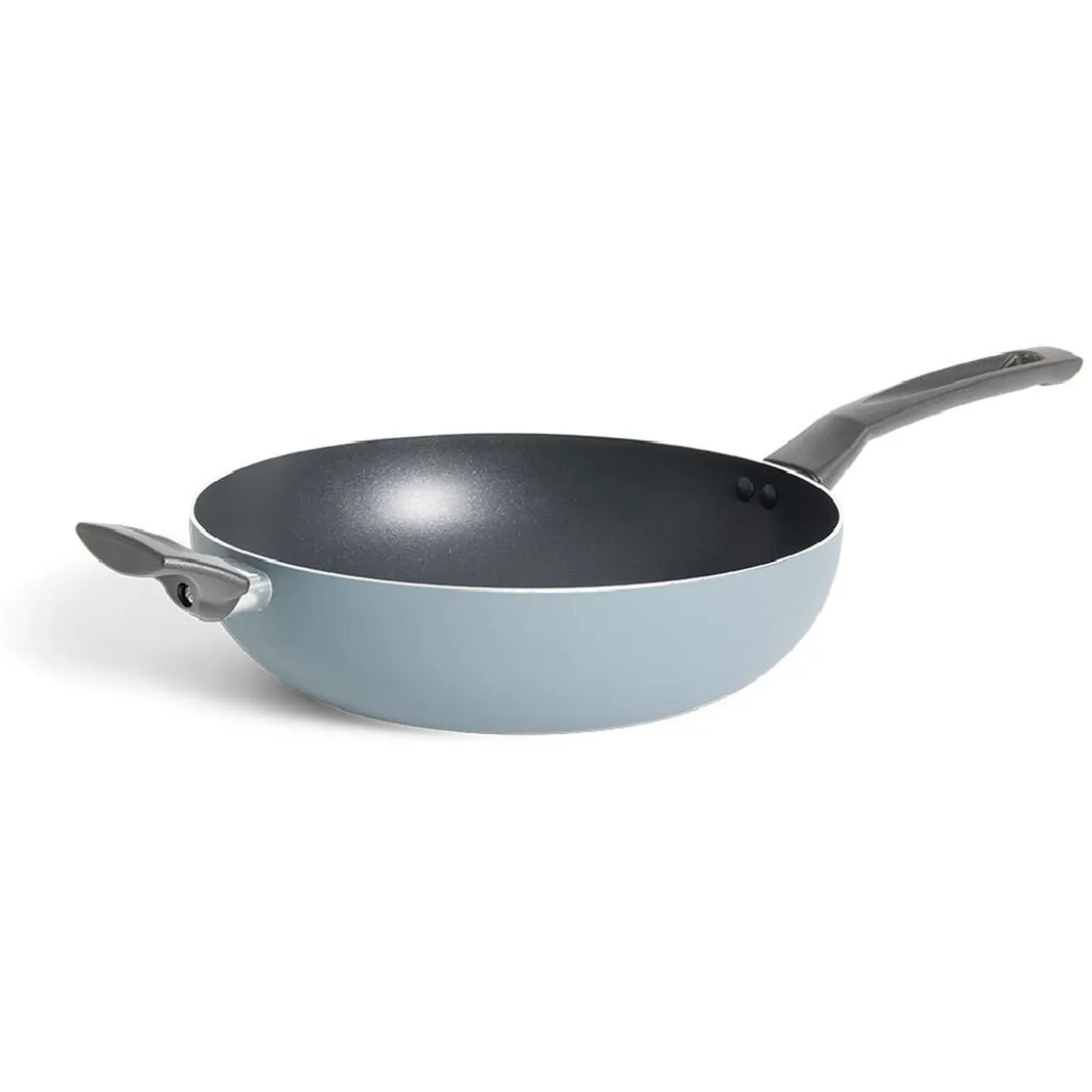 Wok tous feux dont induction thermosensor aluminium Ø28cm