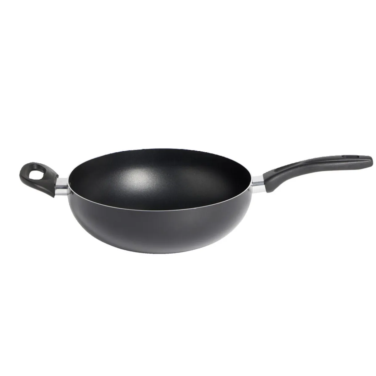 Wok tous feux sauf induction aluminium noir Ø28cm < Gifi Sale