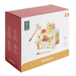 Xylophone marteau 2en1 en bois 7 pièces < Gifi Clearance