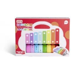 Xylophone multicolore métal et plastique 30,5x21,5xép7cm < Gifi Clearance